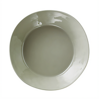 American Metalcraft Crave Collection 10 Qt Round Melamine Serving Bowl, 16-Inch, Shadow Gray