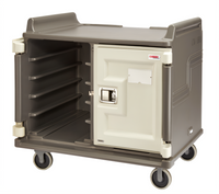 Cambro MDC1520S20194 Low-Profile Insulated Double-Compartment Meal Delivery Cart for 20 15 x 20 Inch Trays