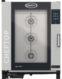 UNOX CHEFTOP MIND.Maps Plus Gas Countertop Combi Oven/Steam Oven, 10 Full-Size Sheet Pan Capacity