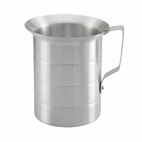 4-Quart Aluminum Measuring Cup with Riveted Handles