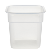 Cambro 1SFSPROPP190 CamSquare® Commercial Food Storage Containers Case of 6