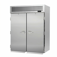 Turbo Air PRO Series Two-Section Roll-In Solid Door Reach-In Freezer, 81.7 Cu. Ft., Top Mount, Stainless Steel