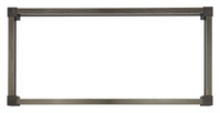 Cambro Camshelving Elevation Series Wall Shelving Open Shelf Frame, 24 x 48 Inches, Brushed Graphite