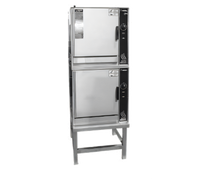 Groen HyperSteam Double-Stacked Electric Convection Steamer, Stand-Mounted, 2 Compartments, 5-Pan Capacity per Compartment