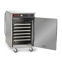 FWE Handy Line HLC-1826-8 Mobile Radiant Heated Holding Cabinet, Single Compartment, 8 Full-Size Pan Capacity