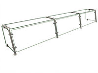 Hatco Flav-R-Shield Full-Service Pass-Over Sneeze Guard, 3-Bay, 108W x 15D x 17.25H