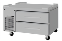 Turbo Air PRO Series 36-Inch Chef Base Refrigerator with Stainless Steel Flat Top, 2 Drawers