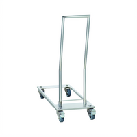 RATIONAL Transport Trolley for Integrated Fat Drain Containers, Combi-Duo and Floor Units