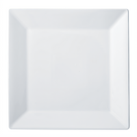 Winco Royalsquare 12-Inch Square Porcelain Dinner Plate, White