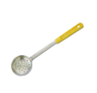 American Metalcraft 5 oz Perforated Portion Control Serving Spoon with 10-3/4 Inch Yellow Bakelite Handle