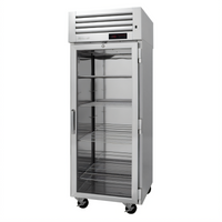 PRO Series 27 Cu. Ft. One-Section Pass-Through Heated Cabinet with Glass Front and Solid Rear Doors, 208-230V