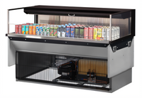 Turbo Air 60-Inch Low Profile Drop-In Horizontal Open Refrigerated Display Case, Deck Only, 8 Cu. Ft., Self-Contained