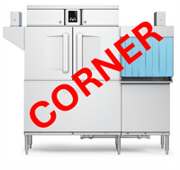 Hobart CL66C-DWR Steam Single-Tank High-Temperature Rack Conveyor Dishwasher with Drain Water Energy Recovery