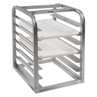 Channel Manufacturing Half-Size Aluminum Tabletop End-Load Bun Pan Rack, 7-Pan Capacity