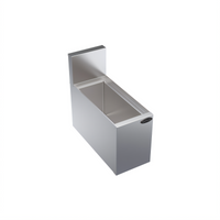Krowne Royal Series Underbar Insulated Bottle Storage/Ice Bin, 8 Inch Wide x 19 Inch Deep, 27 lb Capacity