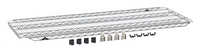 Metro Super Erecta EZ-ADD Wire Shelf with Corner Hardware, 60 x 24 Inch, Chrome