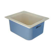 Coldmaster CoolCheck Half-Size 6 Qt Color-Changing Chilled Food Pan, 6