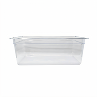 Full-Size Clear Polycarbonate Food Pan, 7-7/8 Inch Deep