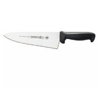 Mundial 8-Inch Wide Serrated Sandwich Knife with Black Polypropylene Handle
