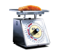Edlund DCF-2 Heavy Duty Fixed Dial Portion Control Food Scale, 32 oz Capacity, Stainless Steel