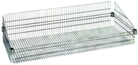 Quantum 24-Inch x 48-Inch Chrome-Plated Rectangular Post Basket