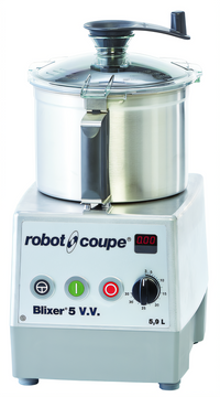 Robot Coupe Blixer 5 V.V. Vertical Countertop Commercial Blender-Mixer with 5.9 Liter Stainless Steel Bowl