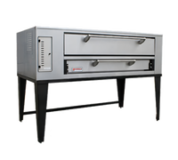 Marsal SD-660 Single Deck Gas Pizza Oven with Brick Deck, 6 x 18-Inch Pie Capacity