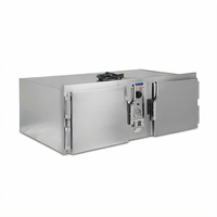 Atlas Metal HB-5 Undercounter Slide-In Heated Base with Hinged Doors