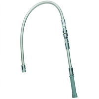 T&S Brass 44-Inch Flexible Stainless Steel Pre-Rinse Replacement Hose with Backflow Preventer