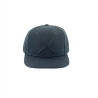 Mercer Culinary Black Snap Back Baseball Cap with Logo