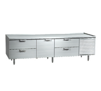 La Rosa Refrigeration 3288-SF Three-Section Freezer Base Equipment Stand with Door and Drawers
