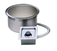 Wells Top-Mount Round Drop-In Hot Food Well for 11 Quart Inset, Thermostatic, Fully Insulated, No Drain