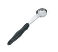 Vollrath Jacob's Pride 1 oz Solid Round Bowl Spoodle Portion Control Serving Spoon, Black Handle