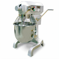 Omcan 20 Qt Countertop Planetary Mixer with Timer, 3-Speed, #12 Hub, 110V