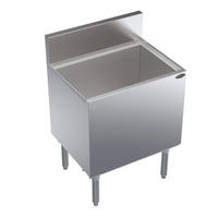 Krowne Royal Series 24-Inch W x 19-Inch D Underbar Ice Bin/Cocktail Unit with Built-In 10-Circuit Cold Plate, 97 lb. Capacity