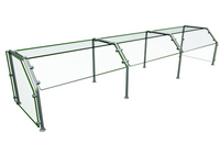 Hatco Flav-R-Shield ES29 Single-Sided Self-Service 3-Bay Glass Food Shield, 108 Inch Wide