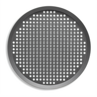 Vollrath Extra Perforated 14-Inch Round Press-Cut Pizza Pan, Hard Coat Aluminum