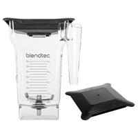Blendtec FourSide 75 oz. Tritan Blender Jar with Hard Lid and Wingtip Blade, Clear, 10-Pack
