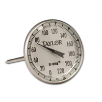 Taylor Precision 2-Inch Dial Instant-Read Meat Thermometer with 4-Inch Stainless Steel Stem