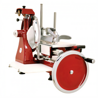 Volano Trento 14-9/16-Inch Manual Flywheel Meat Slicer with Built-In Sharpener