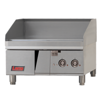 Lang LG Series 36-Inch Heavy Duty Electric Countertop Griddle with Snap-Action Controls and Polished Steel Plate