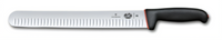 Victorinox 12-Inch Granton Edge Slicer/Carving Knife with Black/Red Dual Grip Handle