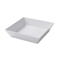 American Metalcraft Endurance 64 oz Shallow Square White Melamine Bowl