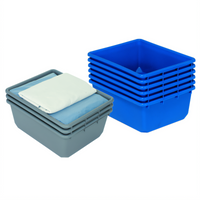 Quantum QuanTub Nesting Polypropylene Food Storage Tote, 100 lb Capacity