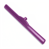 Sparta Spectrum Hygienic 24-Inch Purple Double Foam Rubber Floor Squeegee Head, Straight Blade, Threaded Handle Hole
