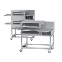 Lincoln Impinger II Ventless Double-Stack Electric Conveyor Pizza Oven Package with easyTouch Controls