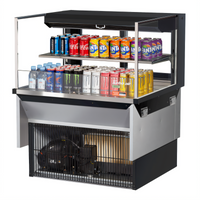 Turbo Air 36-Inch Drop-In Horizontal Open Refrigerated Display Case, Low Profile, 7.5 Cu. Ft.