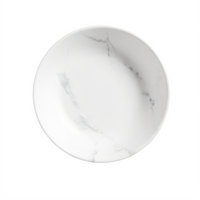American Metalcraft Mix & Matte 16 oz Round Melamine Bowl, Matte Marble