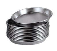 American Metalcraft Round 14-Inch Tapered/Nesting Solid Aluminum Pizza Pan