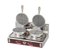 Wells WB-2E Countertop Electric Double Round Waffle Baker